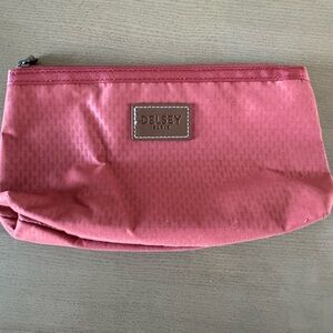 Delsey Paris Burnt Orange Toiletry/Cosmetic Bag